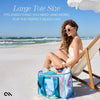 Case-Mate Soap Bubble Beach Tote Shoulder Bag - Emerald Blue