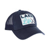 Lake Life Patch High Pony Criss Cross Cap