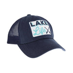 Lake Life Patch High Pony Criss Cross Cap