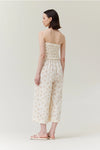 Tie Front Gauze Jumpsuit