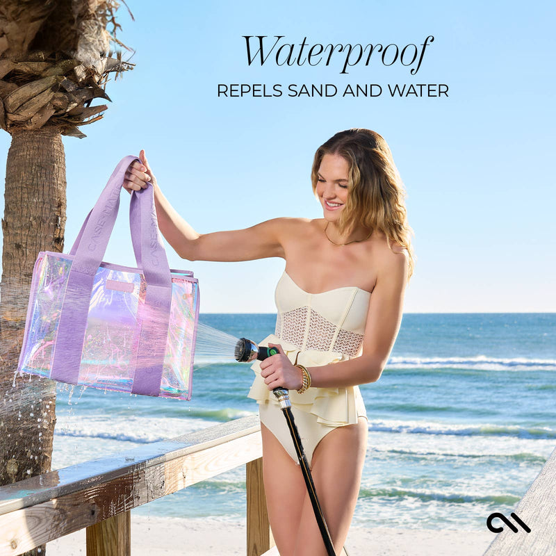Case-Mate Soap Bubble Beach Tote Shoulder Bag - Iridescent