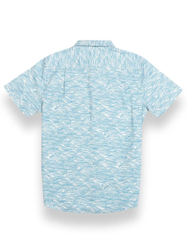 ROLL TIDES Light Blue 7-Seas Button Up