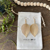 Real Leaf Earrings