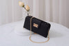 Turn Lock Crossbody Wallet