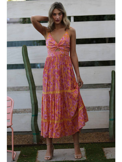 Marigold Pink Maxi Dress