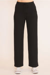 Wave Rib Wide Leg Pant