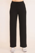Wave Rib Wide Leg Pant