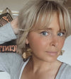 Island Bloom Hoops : Silver