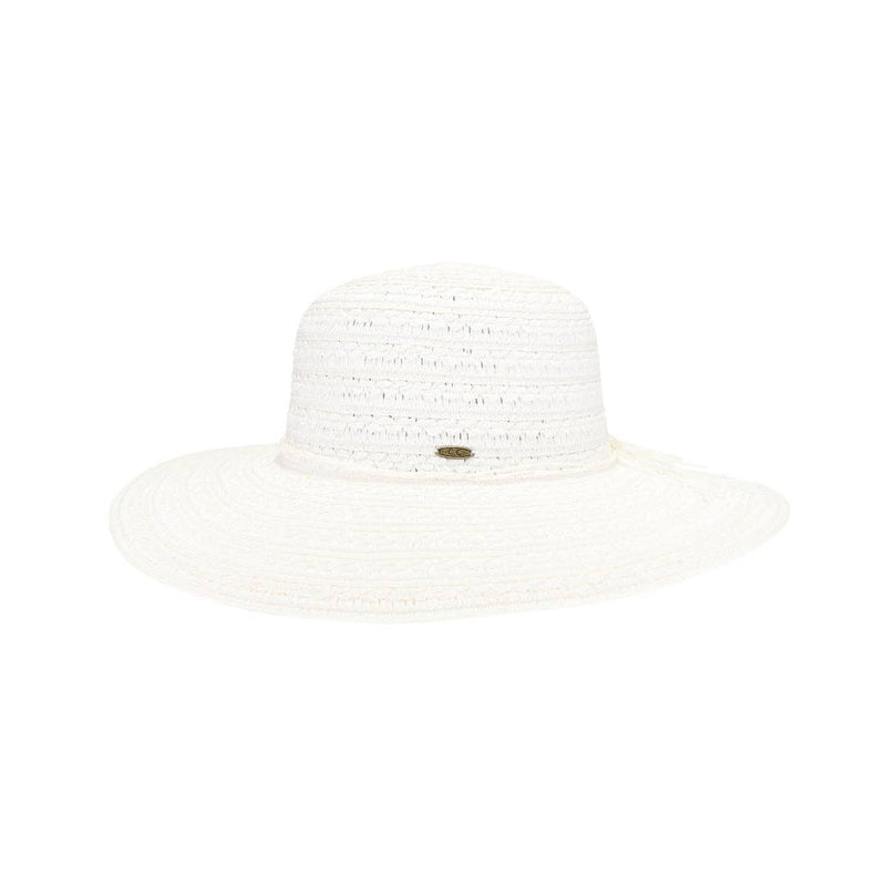 Textured Wide Brim Sun Hat