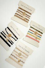 BOHO KNOT BRACELET HAIR TIES |  Black