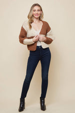 Colorblock Sweater Cardigan