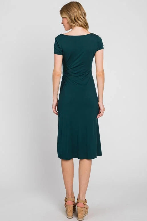 Square Neck Midi Dress
