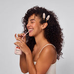 Recycled Plastic Creaseless Clips 4pc Set- Cherry Print