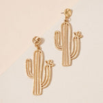 Cactus Dangling Earrings