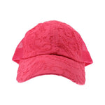 Embroidery Criss Cross High Pony Cap