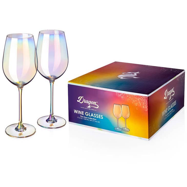 Stemmed Wine Glasses - The Aura Collection