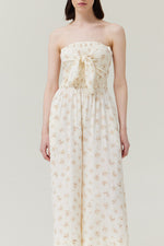 Tie Front Gauze Jumpsuit