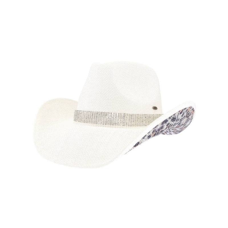 Leopard Sequined Cowboy Hat