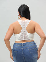 Lace Racerback Bralette - PLUS