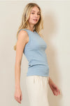 Textured Round Neck Tank