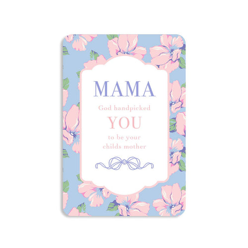 Mama God Handpicked You Keepsake Card