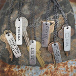 Recycled Key Necklace