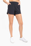 Shorts with Curved Hemline