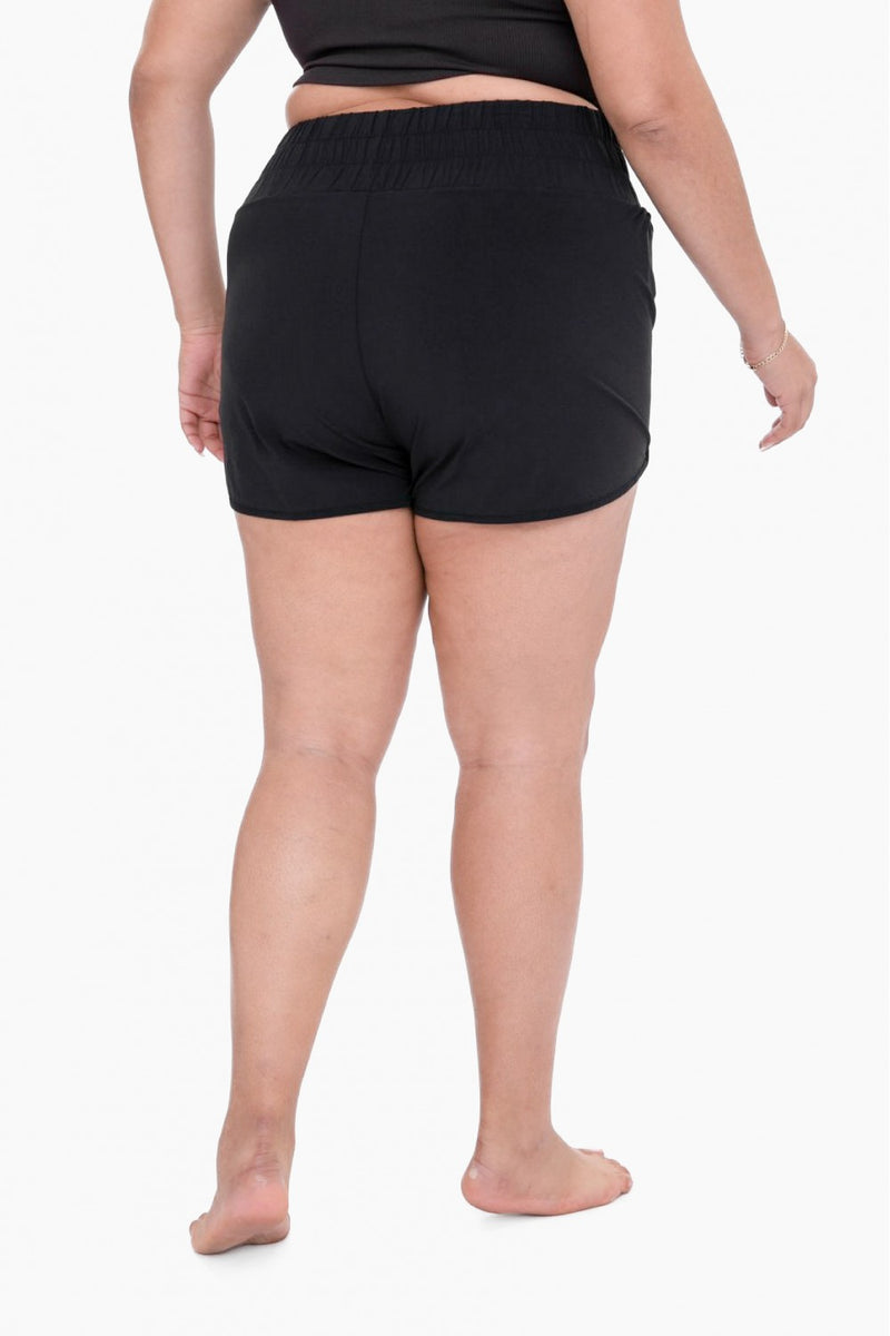 CURVY Highwaist Athleisure Split Shorts