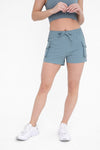 Mid-Rise Cargo Shorts
