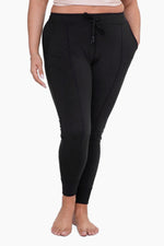 CURVY Slim-Fit Paneled Joggers