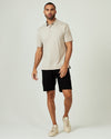 7 Diamonds Core Polo - Heather Sand