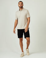 7 Diamonds Core Polo - Heather Sand