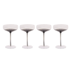 Hotel Collection Smoke Stem Coupe Glasses