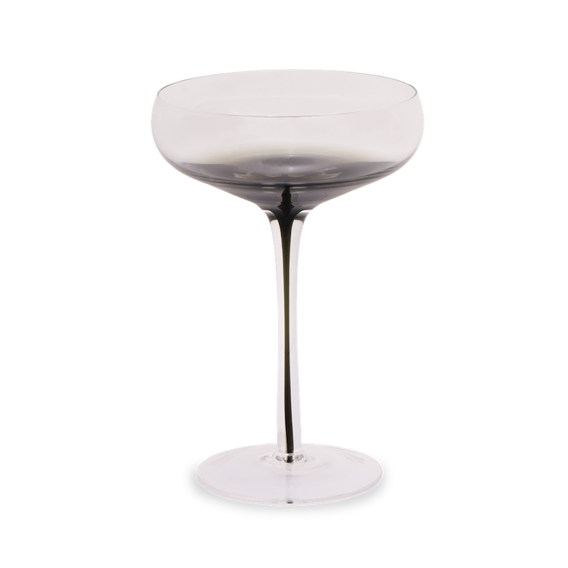 Hotel Collection Smoke Stem Coupe Glasses