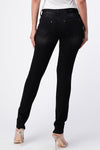 The "Basic B" Mid-Rise Black Denim Jean