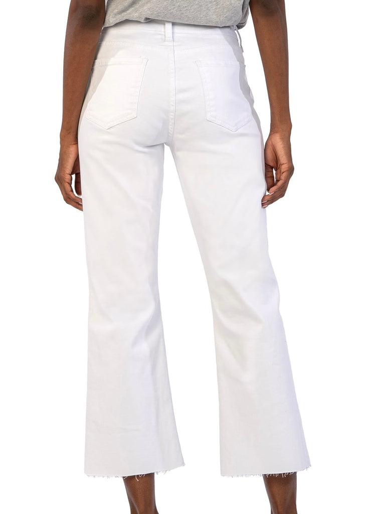 KUT Kelsey Ankle Flare OPTIC WHITE