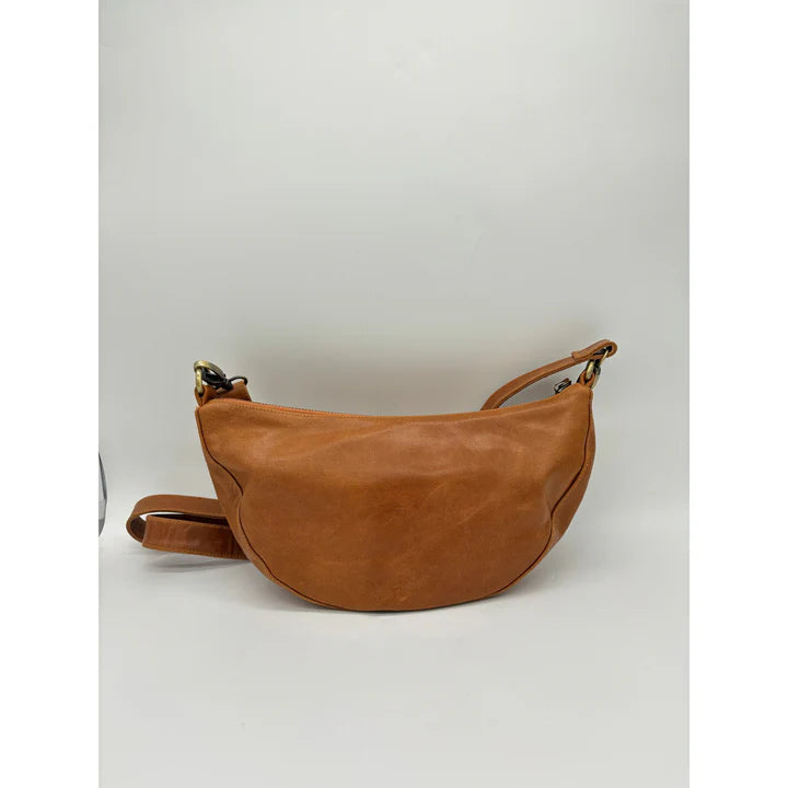Nuage Bleu Italian Leather Pisang Crossbody