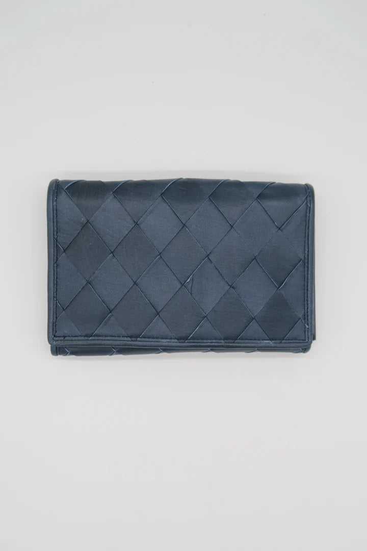 Nuage Bleau Italian Leather Halla Wallet/Crossbody