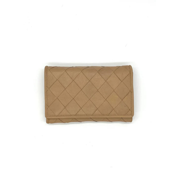 Nuage Bleau Italian Leather Halla Wallet/Crossbody