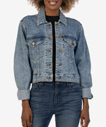 Kut Jacqueline Jean Crop Jacket