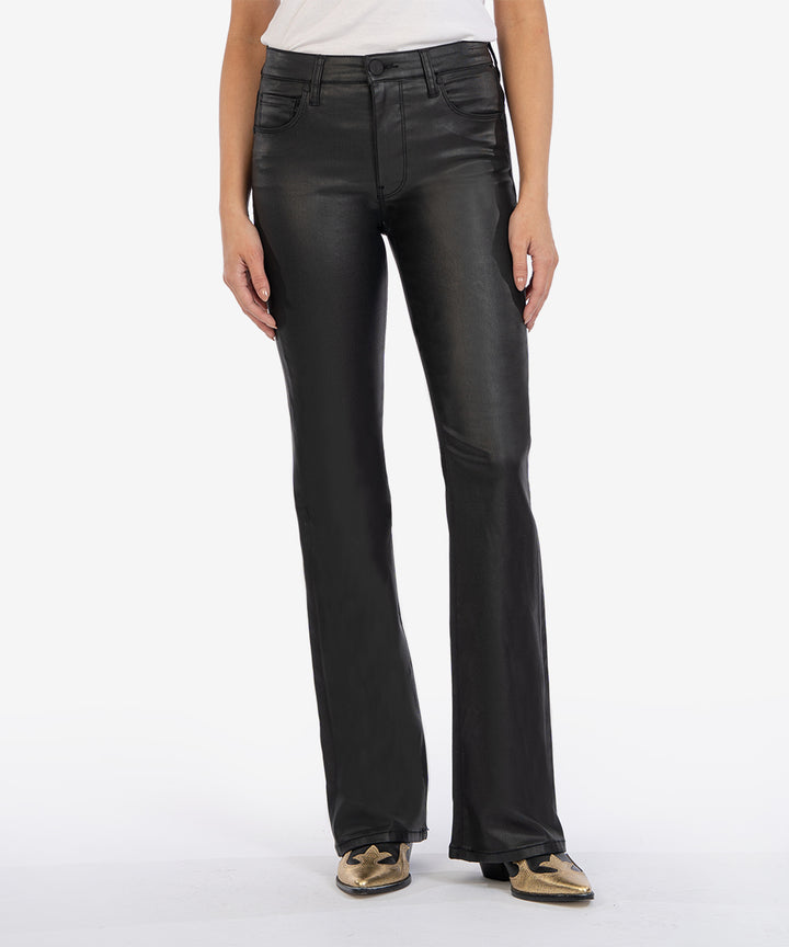 Ana Fab Ab Coated High Waist Flare Jeans