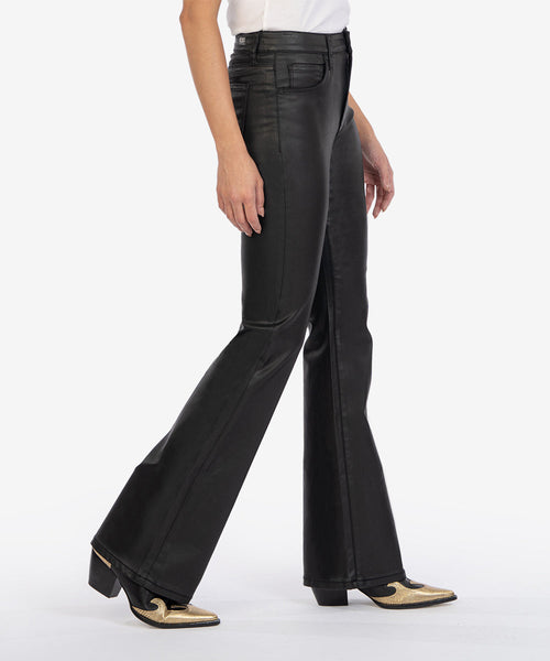 Ana Fab Ab Coated High Waist Flare Jeans