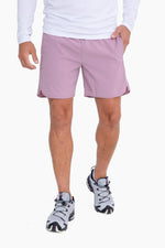 Mens Wave Accent Active Shorts