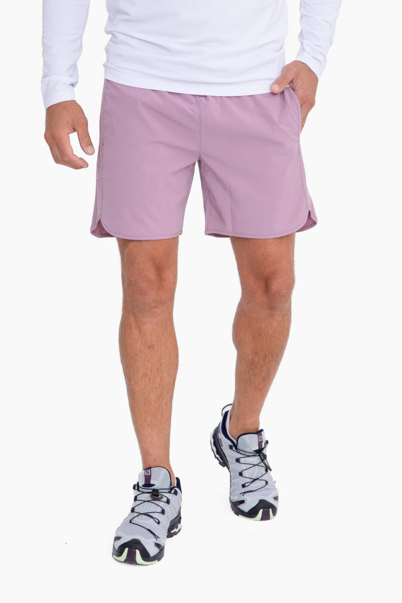 Mens Wave Accent Active Shorts