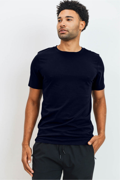Men's Cool Touch Cotton Blend Crewneck