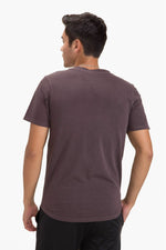 Men's Pima Cotton Breathable Scallop Hem Tee