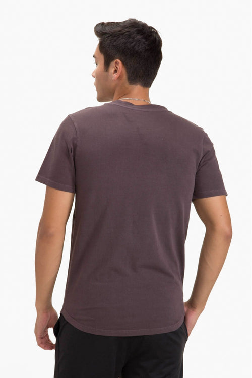 Men's Pima Cotton Breathable Scallop Hem Tee