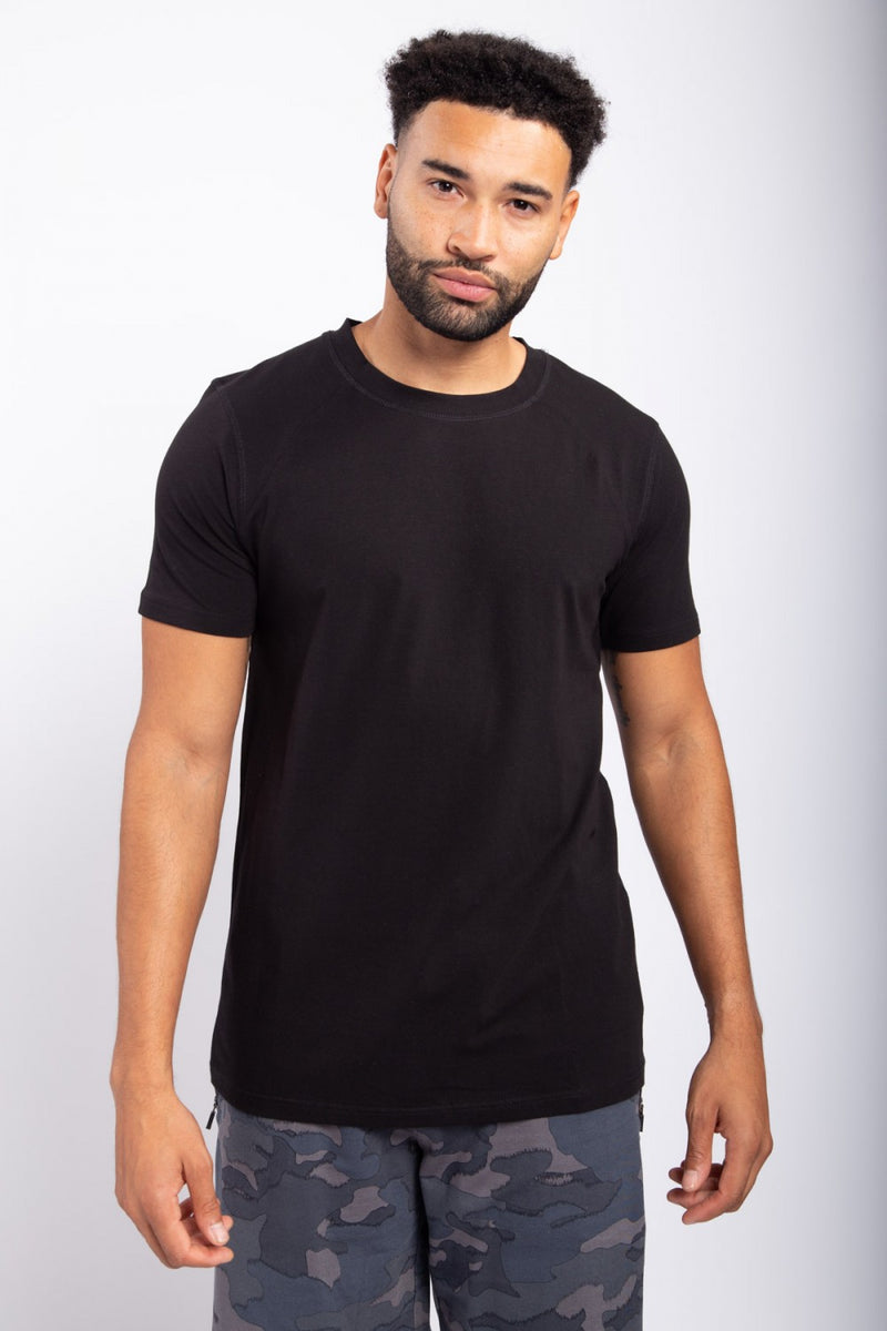 Men's Classic Crew Neck Tee with Raglan Sleeves