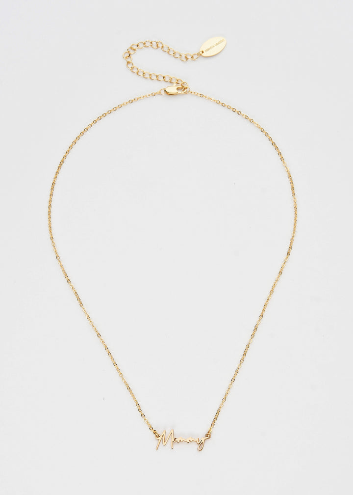 Gold Mommy Necklace