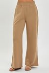 Soft Knit Wide Leg Pant w/ Slit